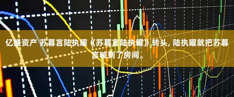 亿盛资产 苏暮言陆执曜《苏暮言陆执曜》转头, 陆执曜就把苏暮言喊到了房间。